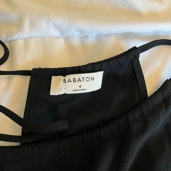 Babaton Salvador Romper, black  size 4 minimalist casual summer outfit. - Picture 6 of 15